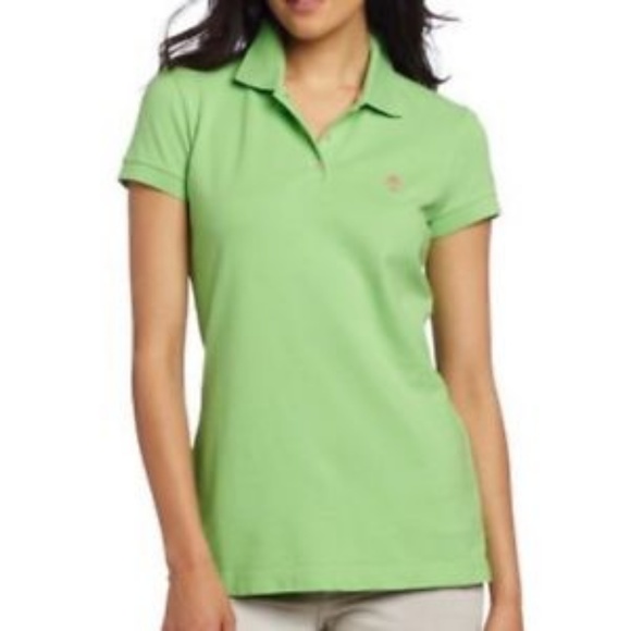 Lilly Pulitzer Pastel Green Island Polo Shirt - Picture 2 of 8